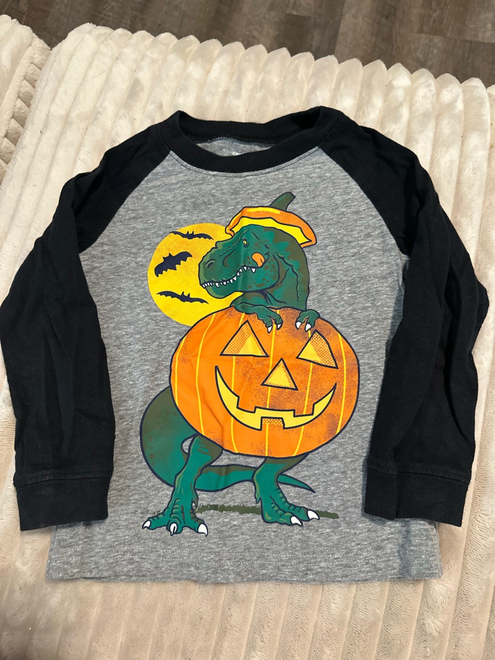 Boys Carter's Dinosaur Halloween Long Sleeve Shirt